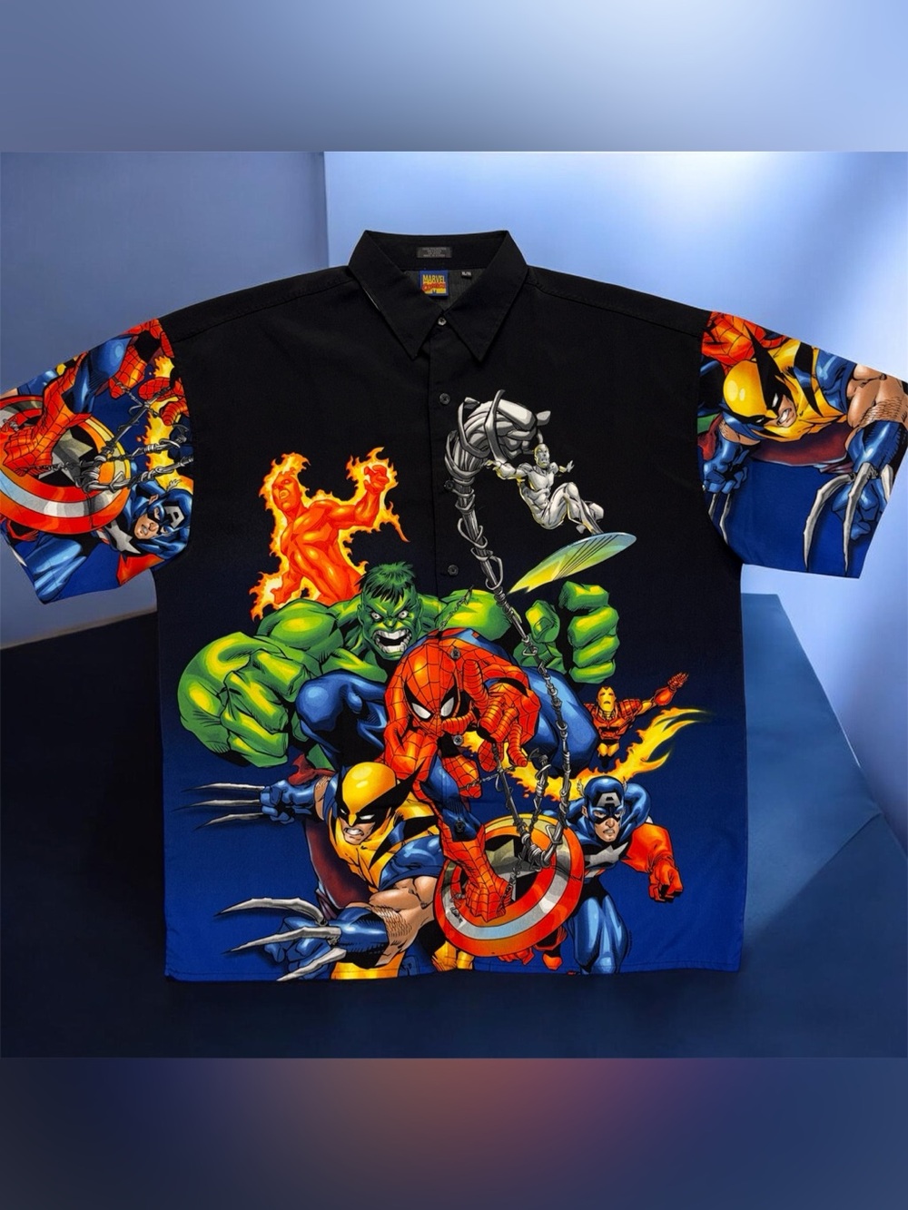 VINTAGE Marvel Button Down Shirt